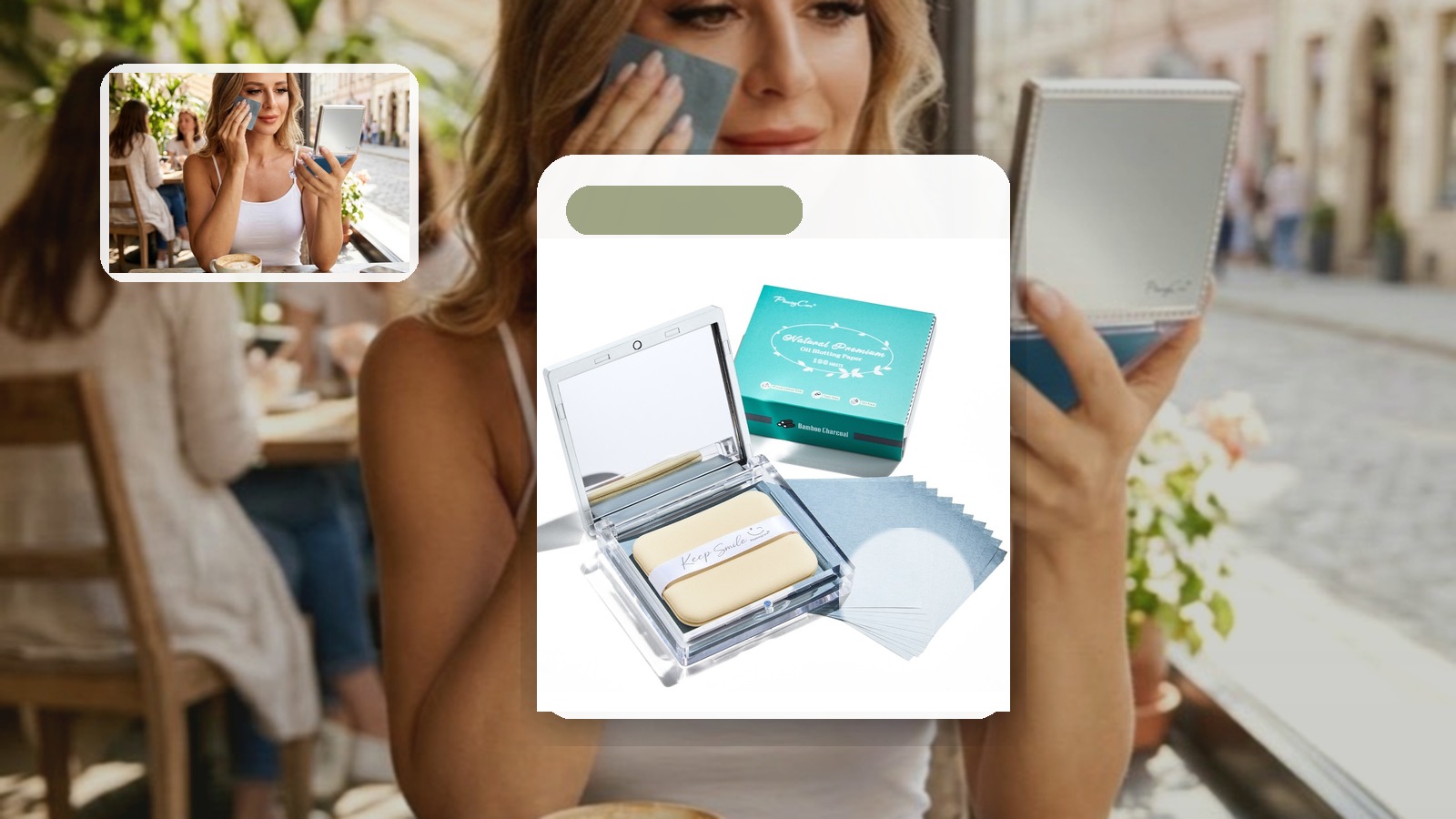 Best Blotting Paper for Wedding Photo Waits using PleasingCare blotting paper in a wedding setting