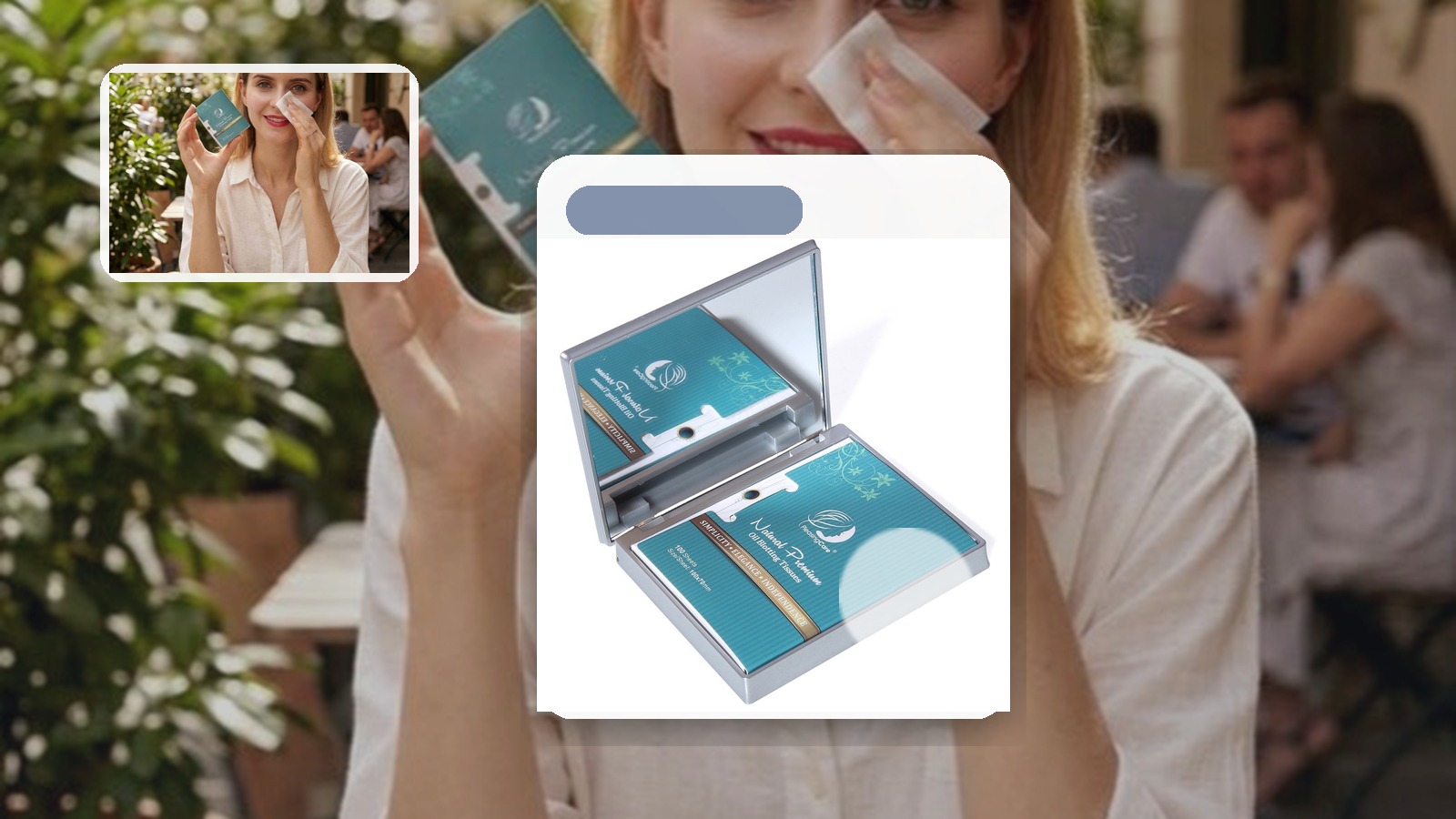 Blotting Paper vs Tissue for Day Trip Trains using PleasingCare blotting paper in a commute setting